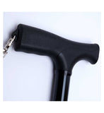 Crest Folding Walking Stick Gel Handle Adjustable Height - British product