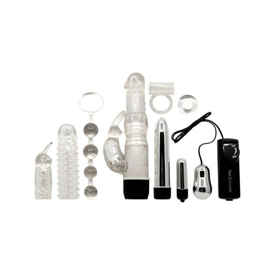 Ann Summers Couple's Weekend Toy Set Silver 9-piece Set