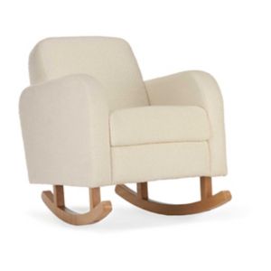 CuddleCo Etta Boucle Nursing Chair Off White 90x70x86cm
