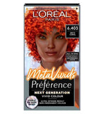 LOreal Paris Preference Meta Vivids Semi-Permanent Hair Colour Coral 6403 242g
