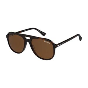 Barbour Sunglasses Aviator Tortoise Silver Metal Accents