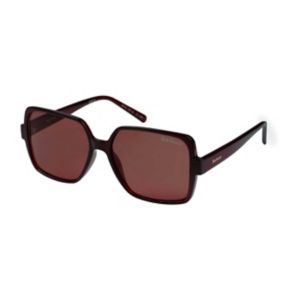 Barbour oversized retro square sunglasses burgundy - British product