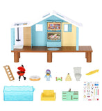 Bluey Beach Cabin Adventure Playset with Figure 25cm - British product