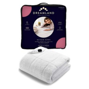 Dreamland Hunker Down Scandi Sherpa Mattress Warmer Single 190x90cm - British product