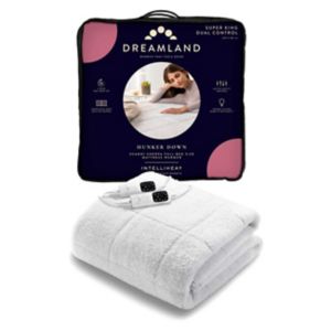 Dreamland heated mattress warmer 2 controls 200x180cm - British product