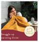 Dreamland Warming Throw Mustard 160x120cm - British product