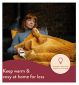 Dreamland heated throw mustard 160x120cm - British product