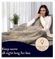 Dreamland Naptime Sherpa Blanket Beige Tartan 180x135cm - British product