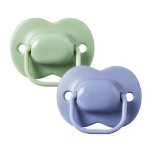 Tommee Tippee Latex Soother Cherry 2 Pack, imported from the UK