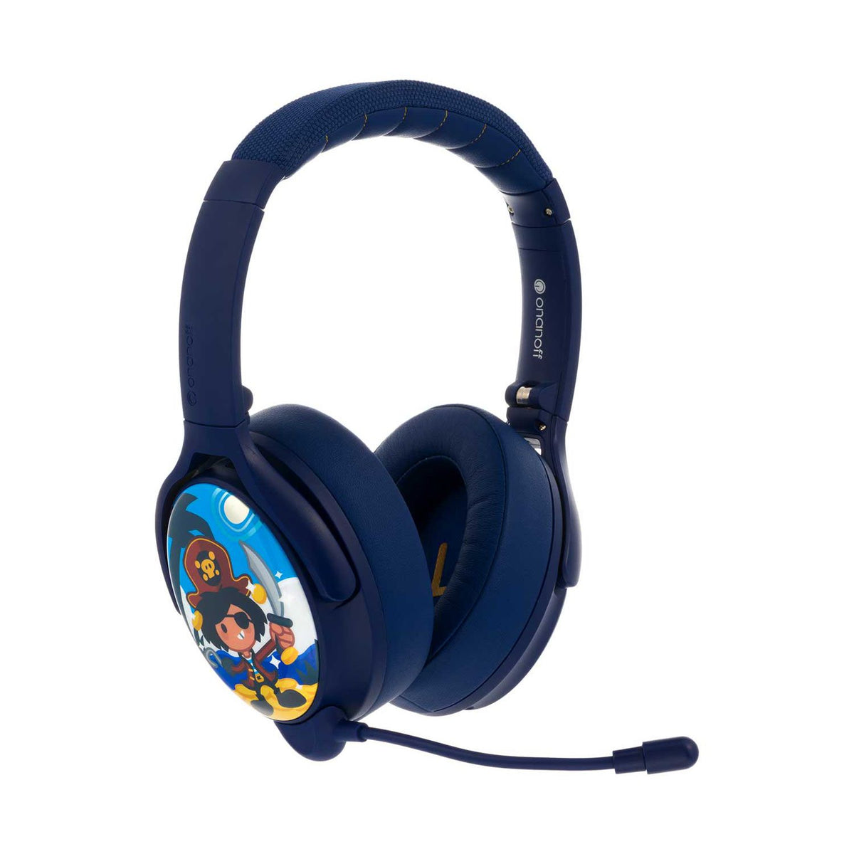 BuddyPhones Cosmo + Blue Kids Wireless Headphones - British product