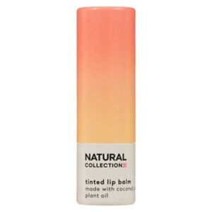 Natural Collection Tinted Lip Balm Peach Flavour, imported from the UK