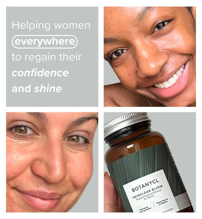 Botanycl SkinClear Elixir for Women 60 Vegan Capsules - British product