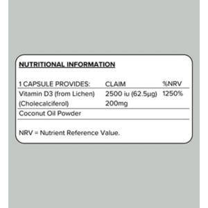 Botanycl Vegan Vitamin D3 Capsules 60 Capsules - British product