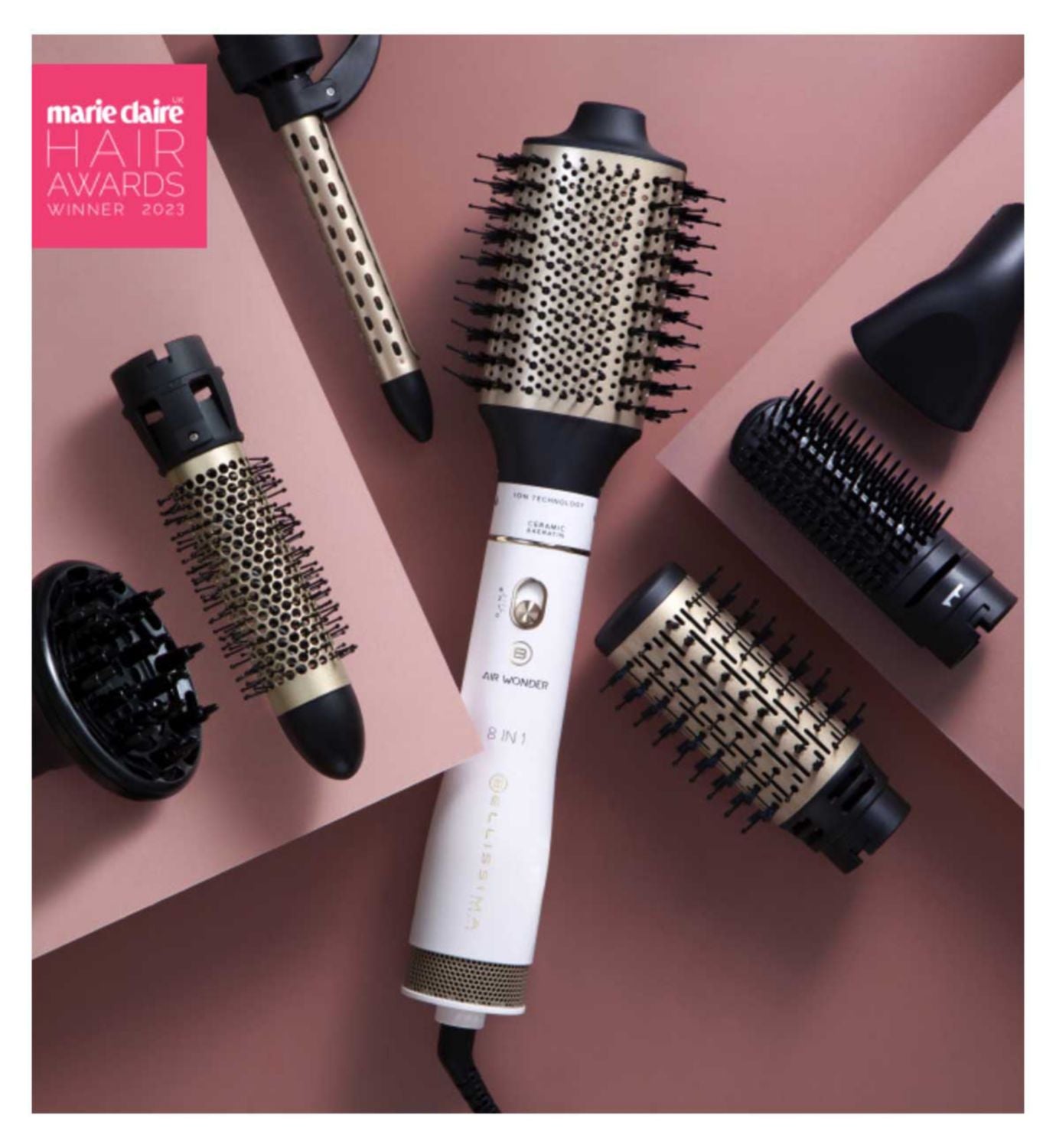 Bellissima 8 in 1 Air Wonder Hot Air Styler - British product