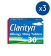 Clarityn Allergy 10mg Tablets 30 Pack - British product