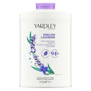 Poudre corporelle parfumée Yardley London English Lavender 200g