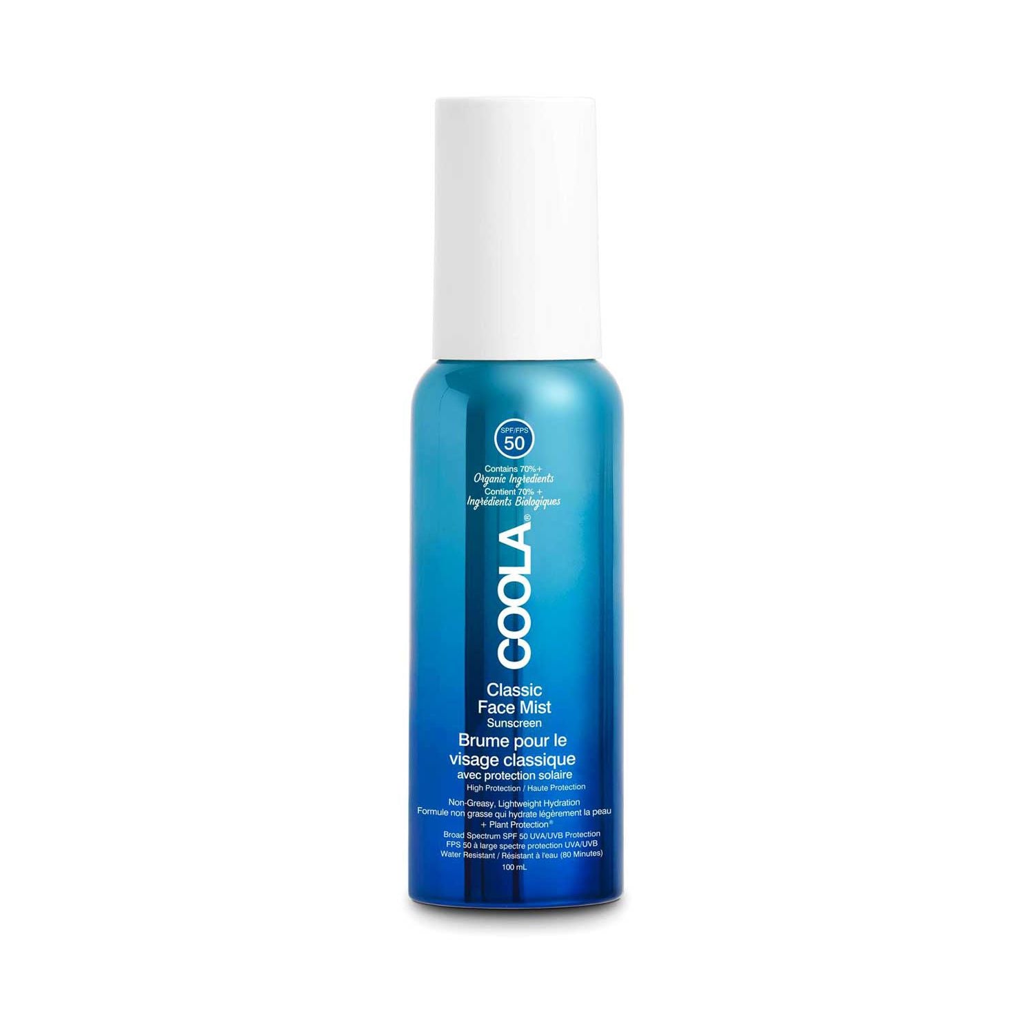 Coola face sunscreen mist SPF 50 100ml - British product