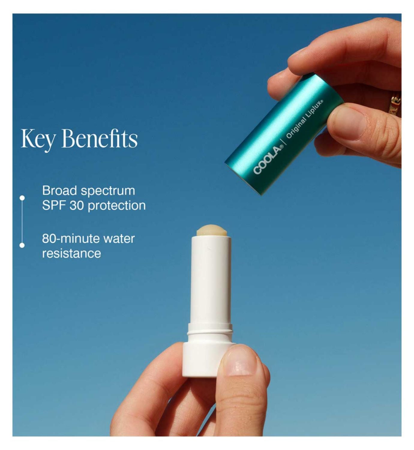 COOLA Original Liplux lip balm SPF30 (British brand)