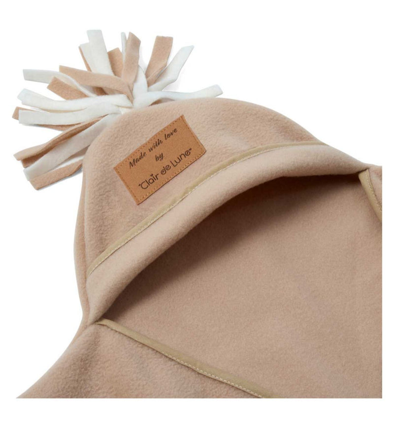 Clair de Lune baby wrap blanket oatmeal star, imported from the UK