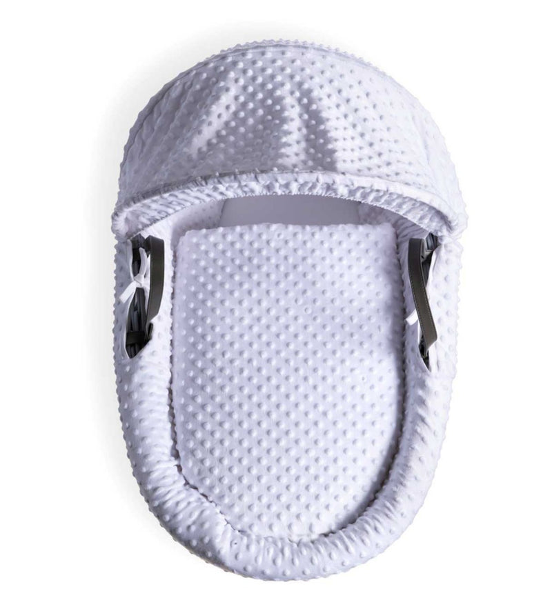 Clair de Lune Moses Basket White Dimple Grey - British product