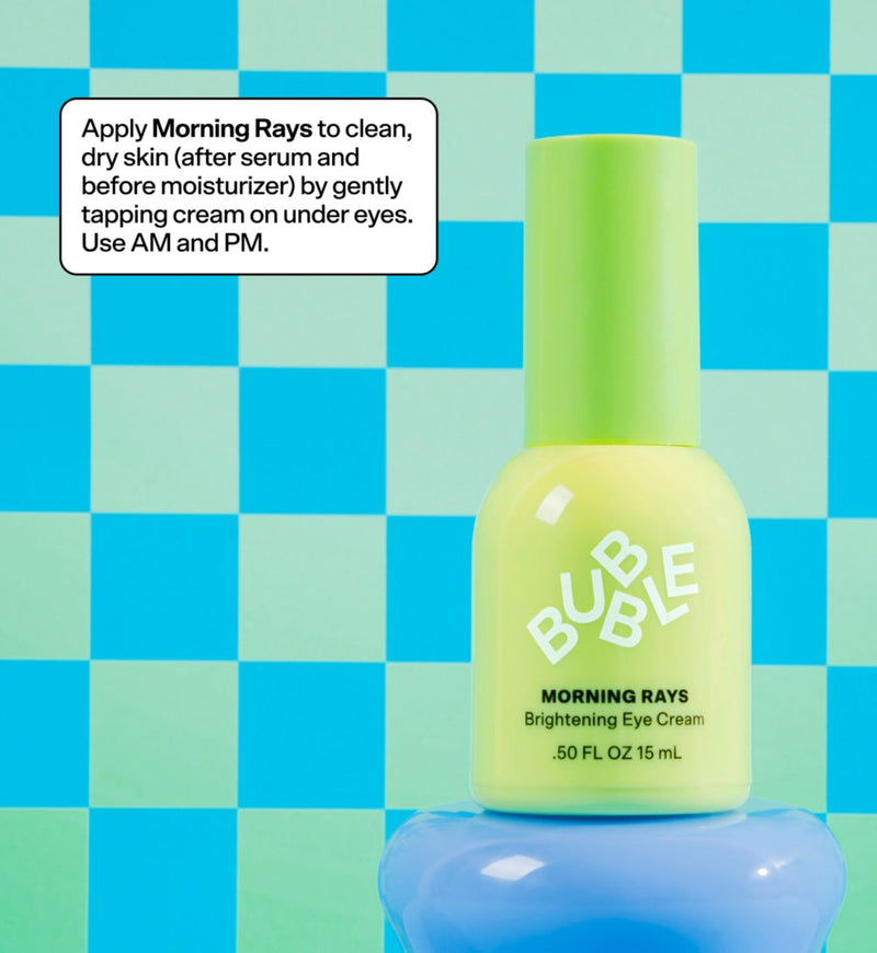 Bubble Morning Rays Eye Cream 15ml - British product
