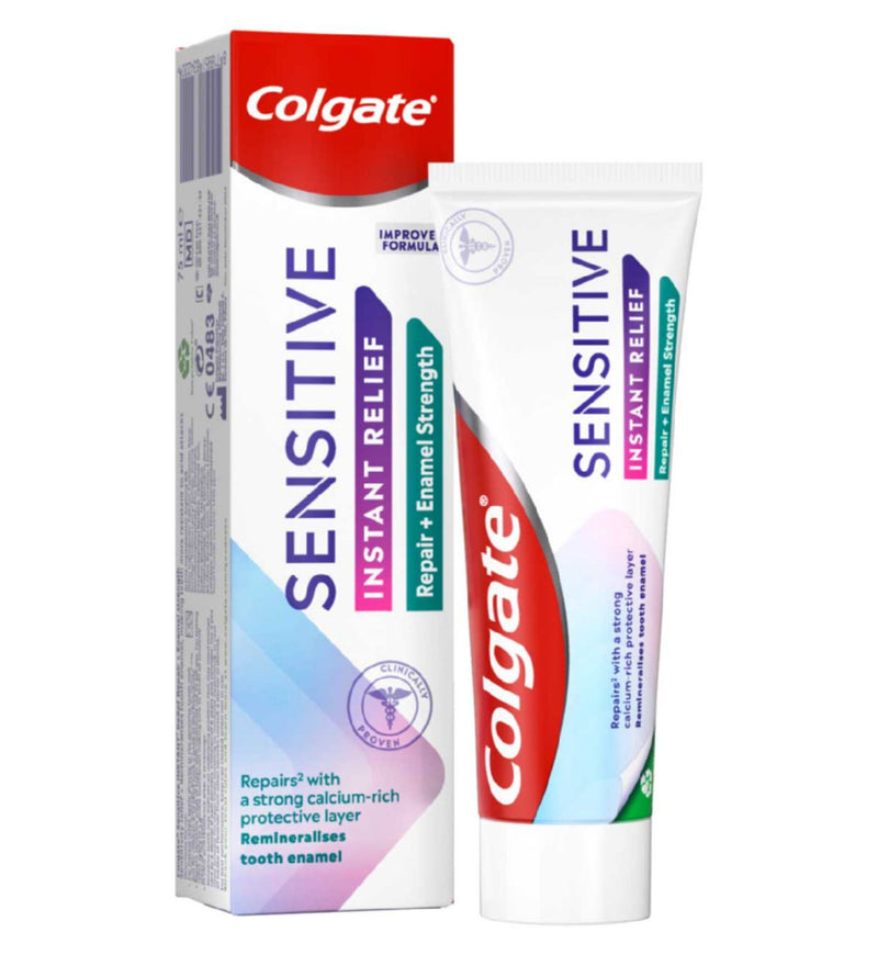 Colgate Sensitive Instant Relief Enamel Repair Toothpaste 75ml - British product