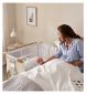 Tutti Bambini Cozee Bedside Crib XL Brown Wood (British brand)