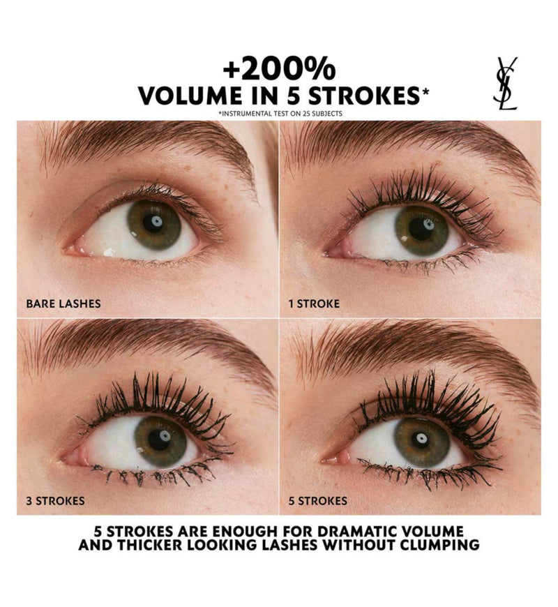 YSL Lash Clash Extreme Volume Waterproof Mascara 8.6ml (British brand)