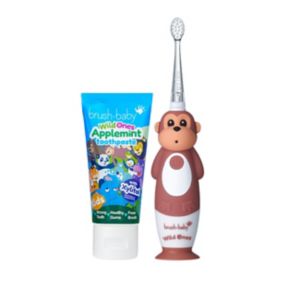 Brush Baby WildOnes Monkey toothbrush set - British product