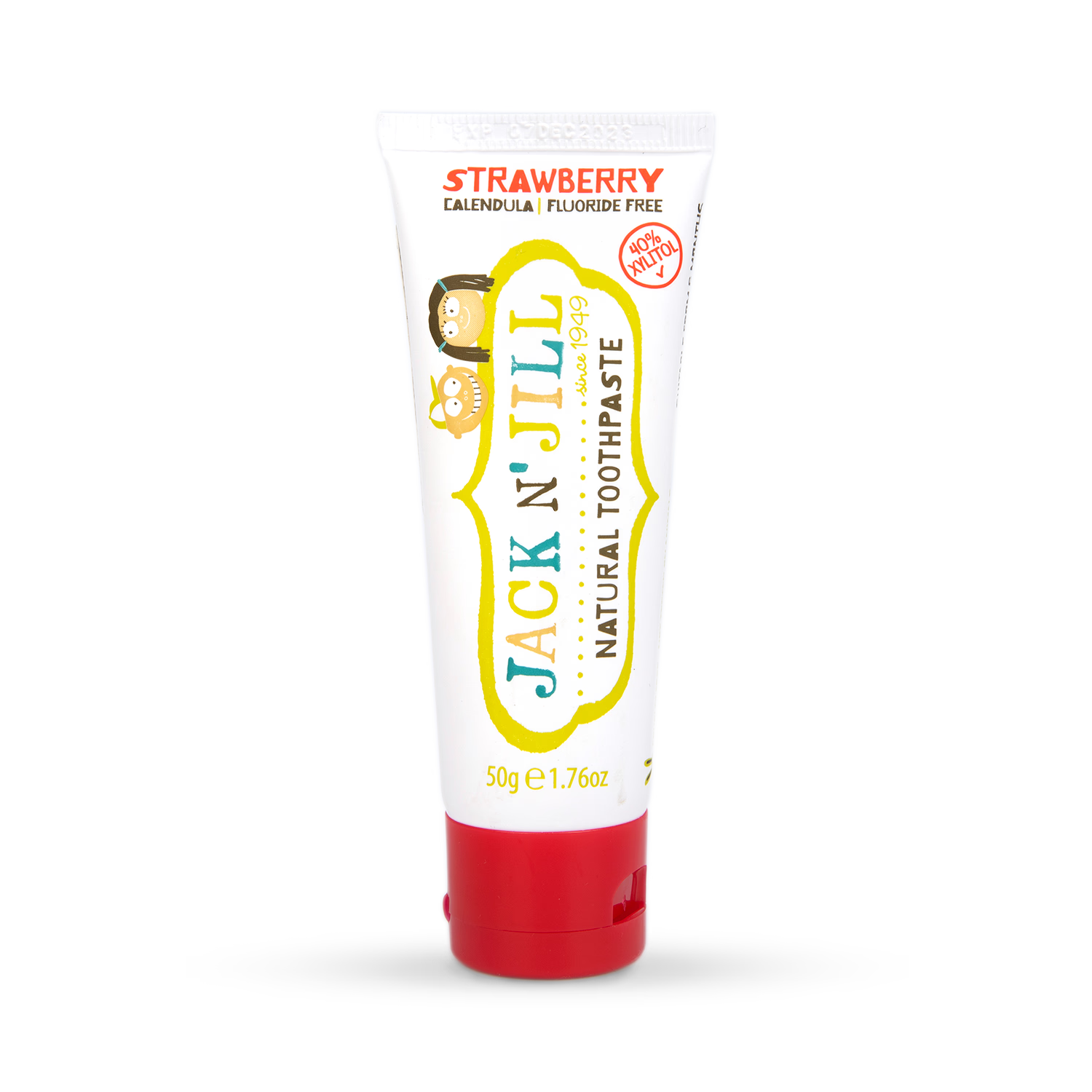 Jack N' Jill Natural Certified Toothpaste Strawberry 50g