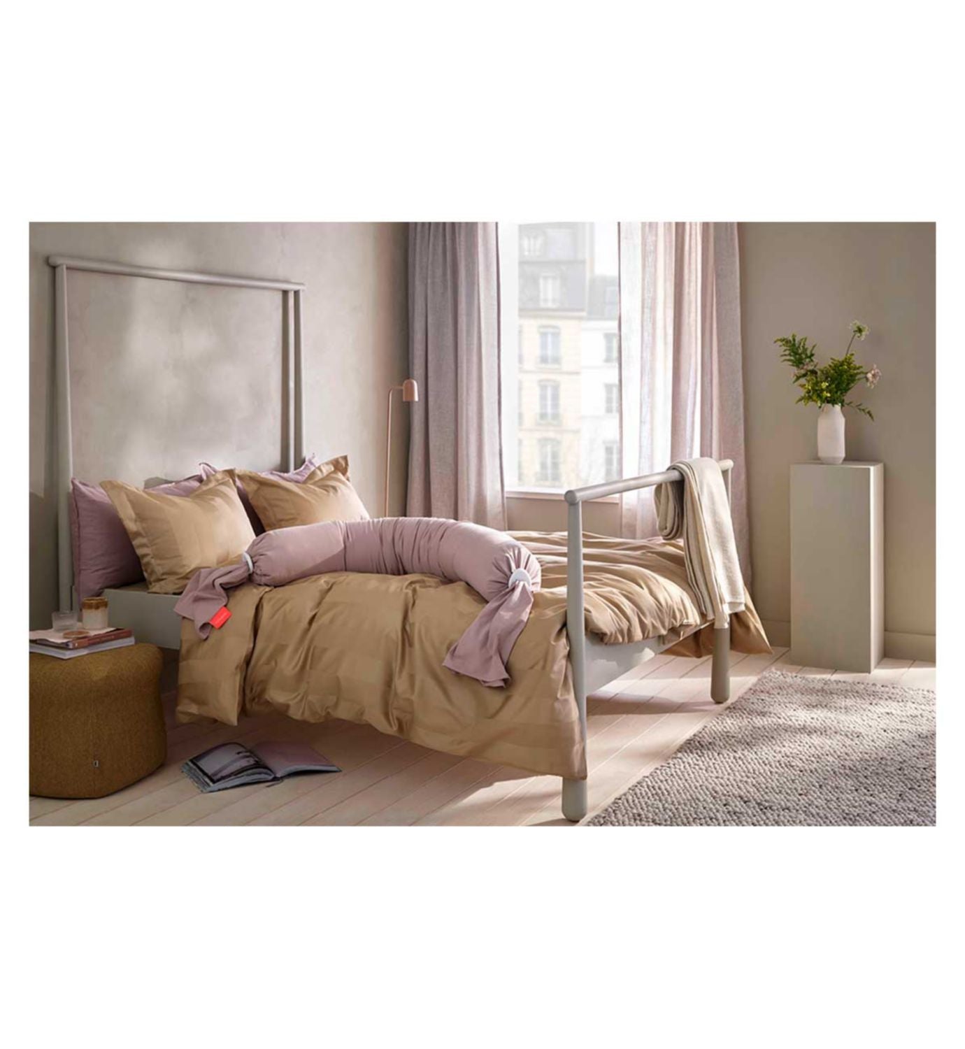 Bbhugme Pregnancy Pillow Kit Dusty Pink - British product