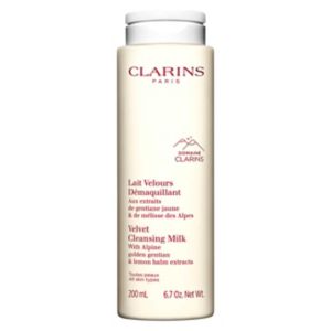 Clarins Velvet Cleansing Milk gentle face cleaner 200ml - British product