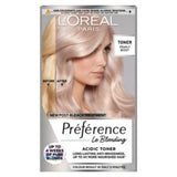 L'Oreal Preference Acidic Toner Pearly Boost 232g, imported from the UK