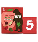 BEAR Paws Fruit Shapes Strawberry  Apple Multipack 5 x 20g