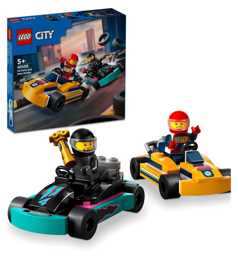 LEGO Go-Karts Race Drivers Set Orange Turquoise 5+, UK version