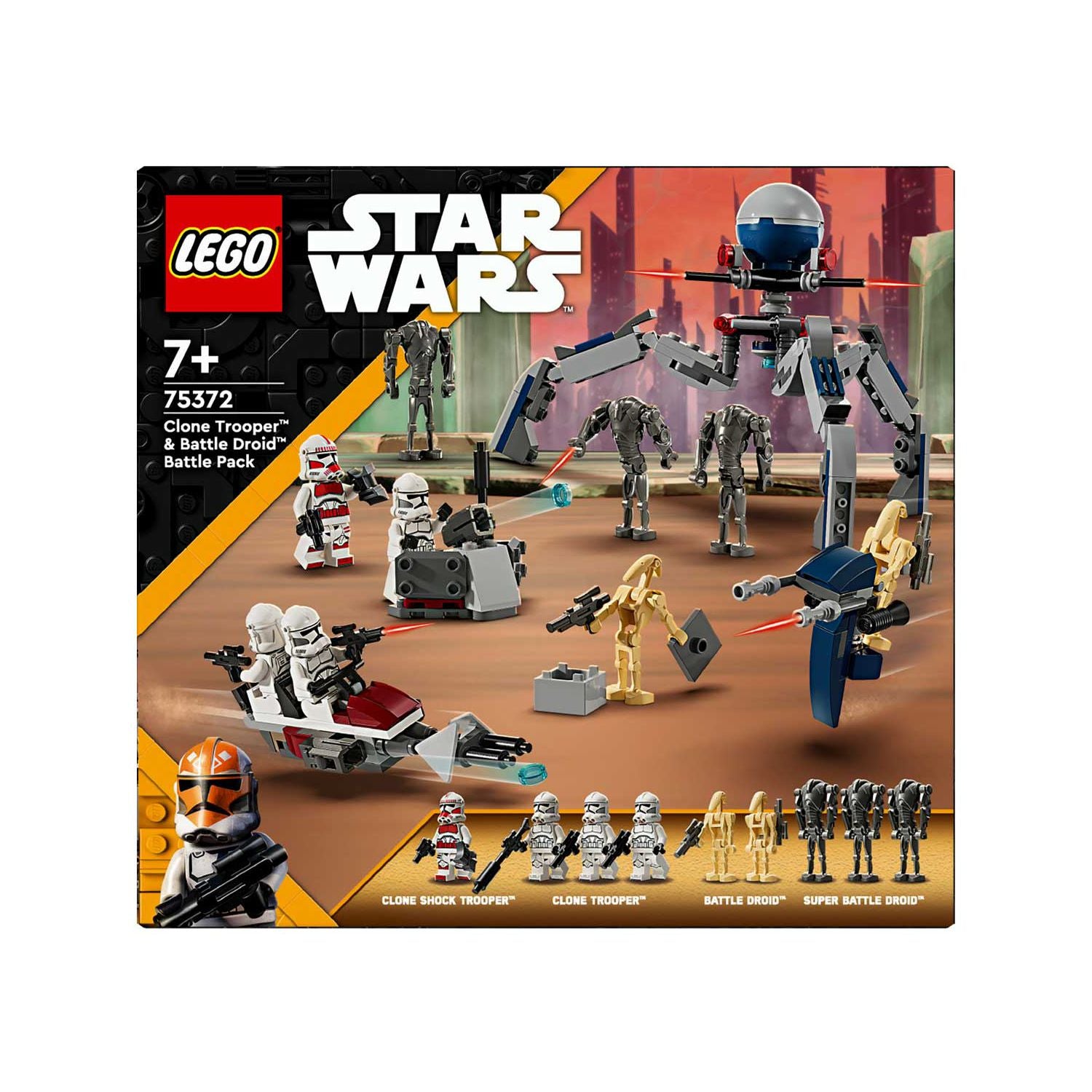 LEGO Star Wars Clone Trooper and Battle Droid Set, UK version