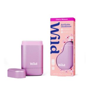 Wild Deodorant Starter Pack Cherry Blossom Pink Case (British brand)