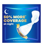 Always Infinity FlexProtect Sanitary Towels Night Extra Size 4 with Wings 9 Pads