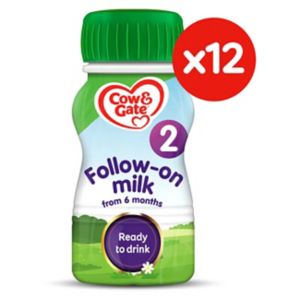 Cow & Gate 2 Follow on Baby Milk 200ml x 12