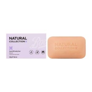 Natural Collection Hand and Body Bar Bloom Rose and Pink Pepper 100g, imported from the UK