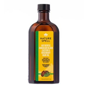 Nature Spell Jamaican Black Castor Oil with Rosemary 150ml, imported from the UK