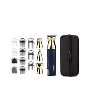 BaByliss Super-X Metal Cordless Multi-Trimmer Gold Navy Men's Groomer