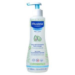 Mustela No-Rinse Cleansing Water Avocado 300ml , imported from the UK