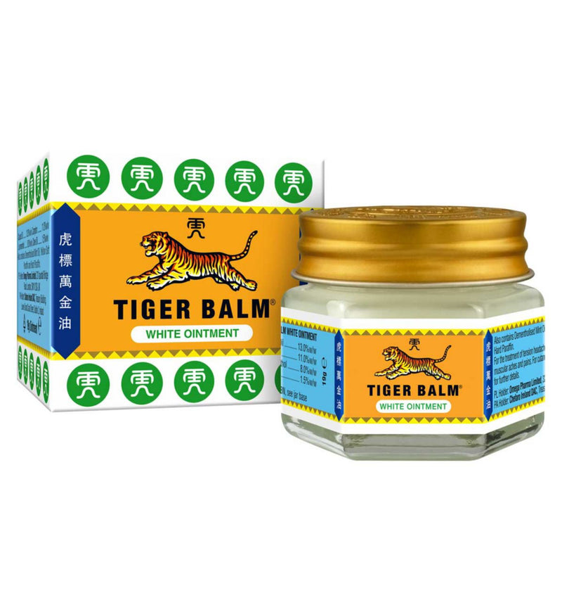 Tiger Balm Red and White Ointment 19g bundle (British brand)