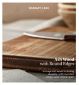 Barbary & Oak square chopping board ash wood 35cm - British product
