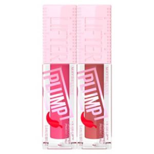 Maybelline Lip Gloss Pink Sting + Peach Fever, imported from the UK