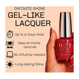 OPI Infinite Shine Gel Like Polish - Megawatt Hot - 15ml