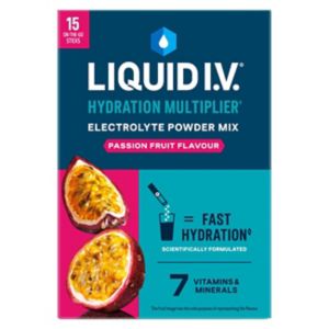 Liquid I.V. Passion Fruit Electrolyte Powder 15 Sachets, UK version
