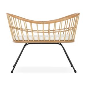 CuddleCo Aria Wave Rattan Crib - British product