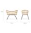 CuddleCo Aria Wave Rattan Crib - British product